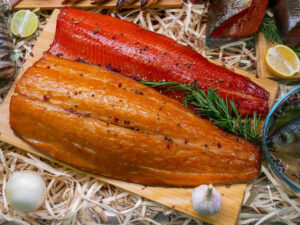 Varmrökt fjällröding filé